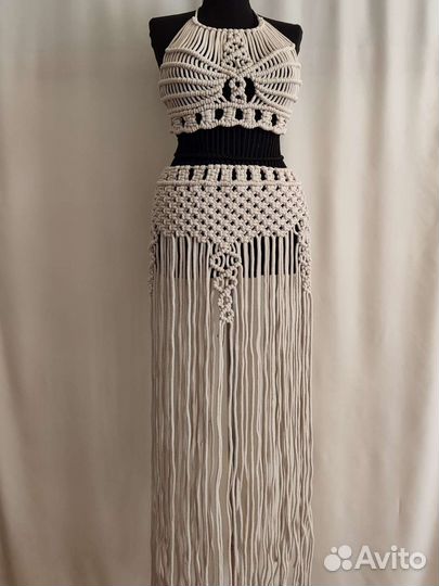 Костюм макраме