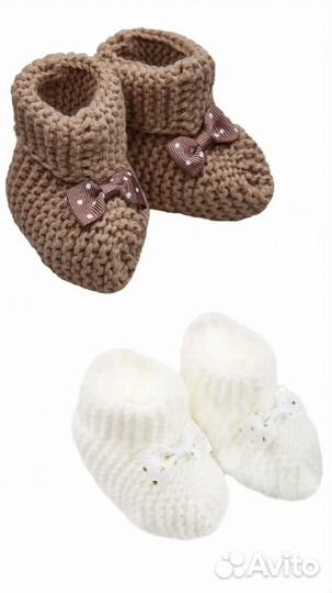 Носки-пинетки вязаные