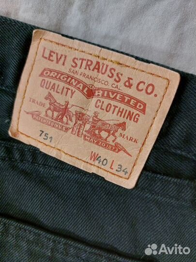 Джинсы Levis 56-58, Оригинал,высокий рост