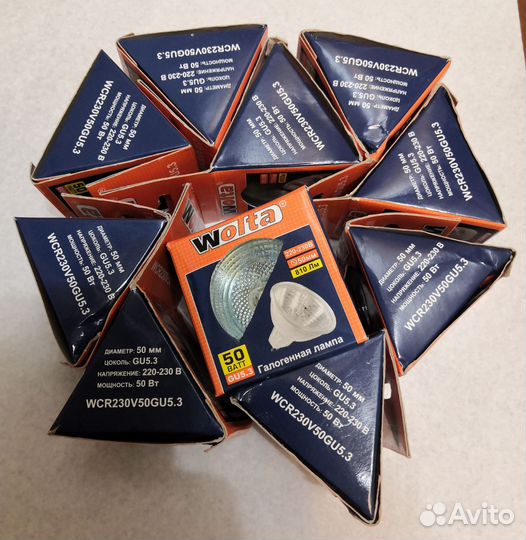 Галогеновая лампа GU5.3, точечные светильники