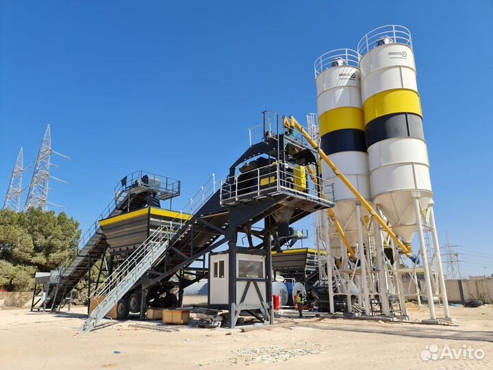 Мобильный бетонный завод под ключ