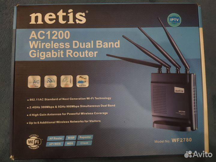 Роутер Netis WF2780 AC1200