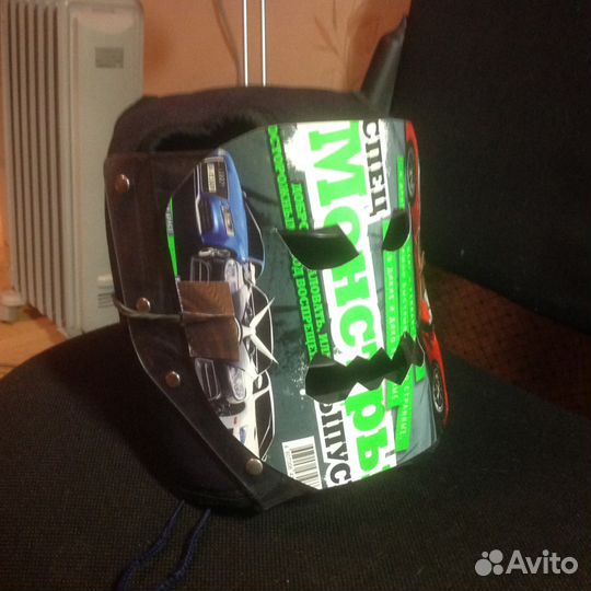 Маска устрашающая для шлемов чанбара, кендо, кудо