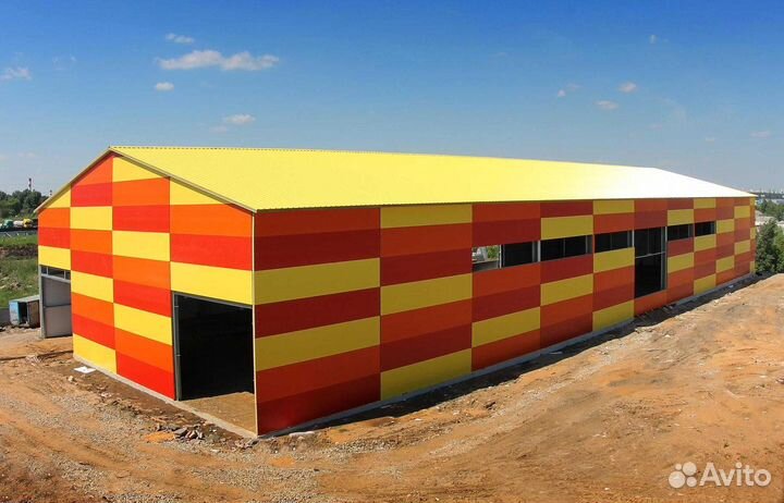 Быстровозводимые ангары из сэндвич панелей