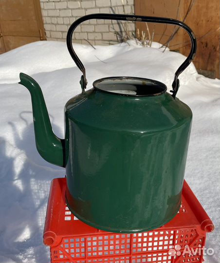 Чайник эмалированный СССР