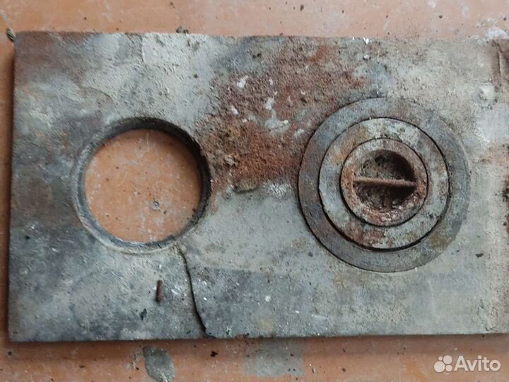 Плита чугунная для печи бу