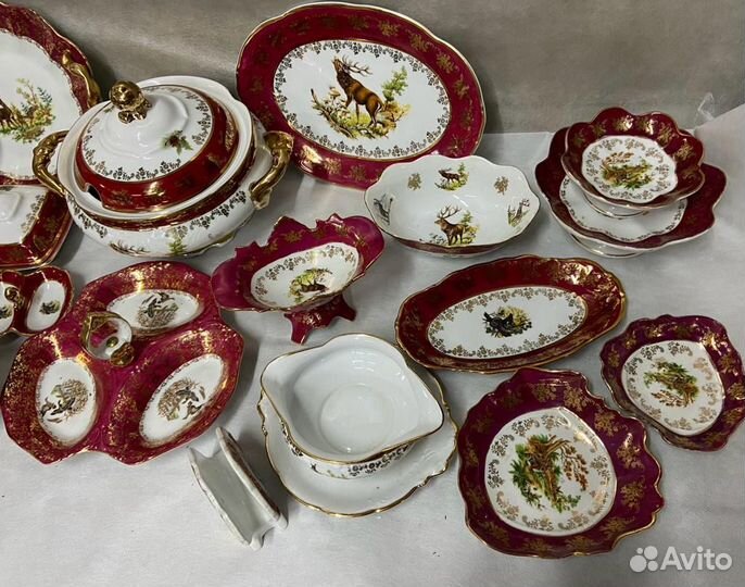Столовый сервиз царская охота