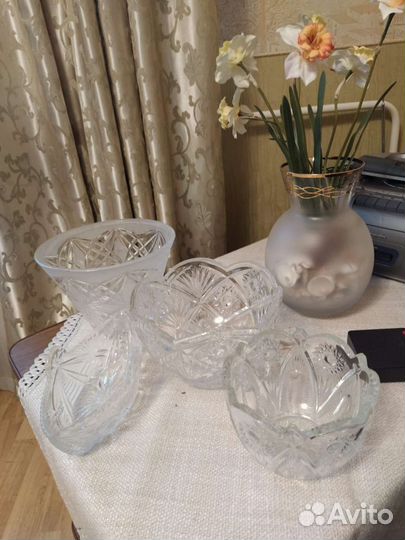 Салатники хрустальные, СССР