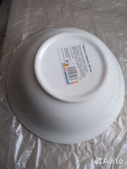 Тарелка детская, объем 400 мл, новая