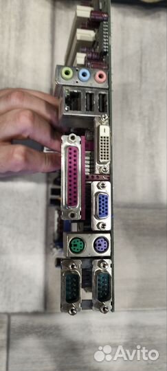 Материнская плата сокет 775 + процессор