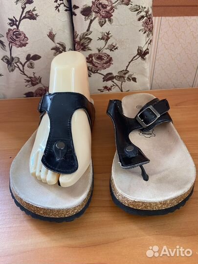 Шлепанцы через пальчик р. 38. Kufenberg