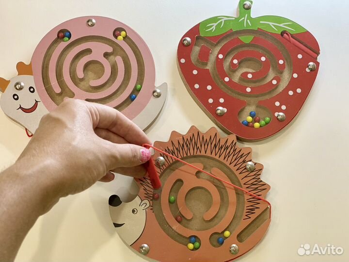 Деревянные развивающие игрушки