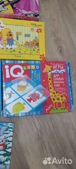 Набор пазлов и игр