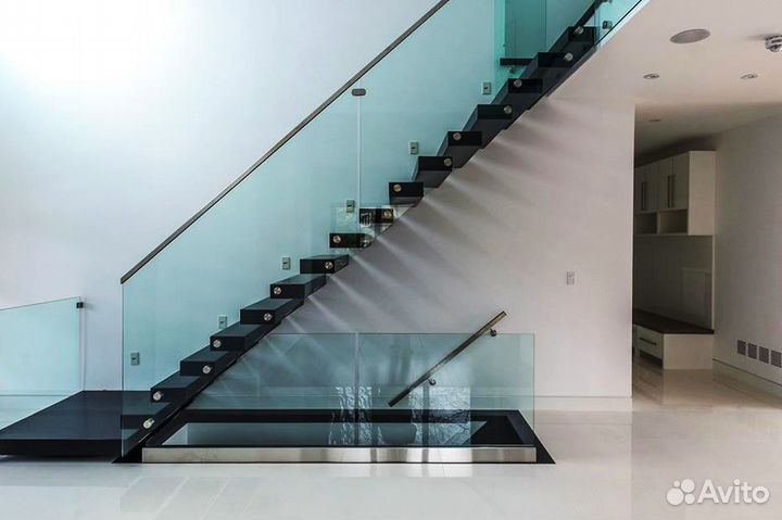 Перила из стекла