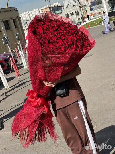 101шт роза 150см