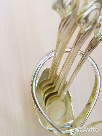 Набор чайных ложек Лебедь