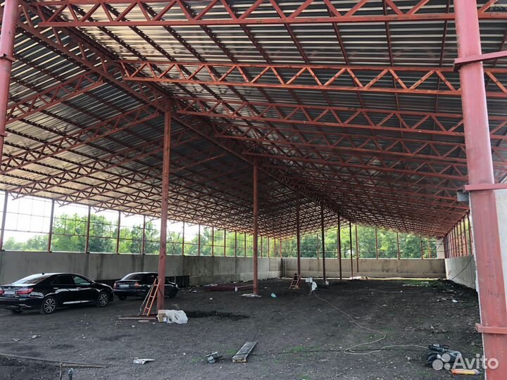 Строительство ангаров навесов