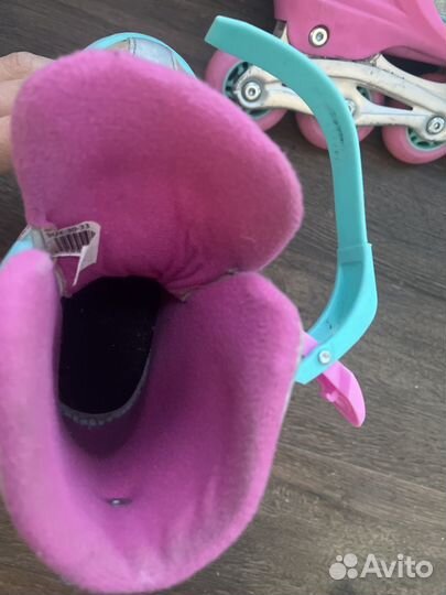 Роликовые коньки детские раздвижные 2в1 30-33