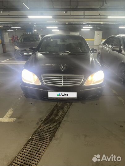 Mercedes-Benz S-класс 5.8 AT, 2001, битый, 190 000 км