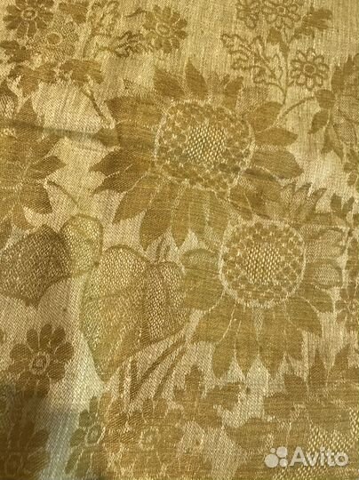 Скатерть лен с жаккардом