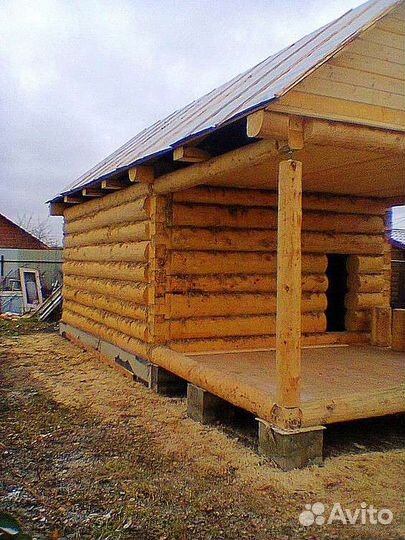 Соберу сруб дома, бани