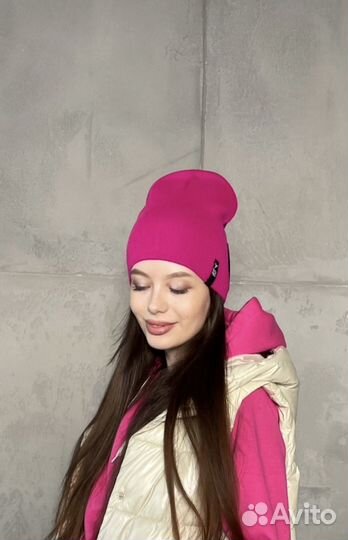 Шапка бини женская весна