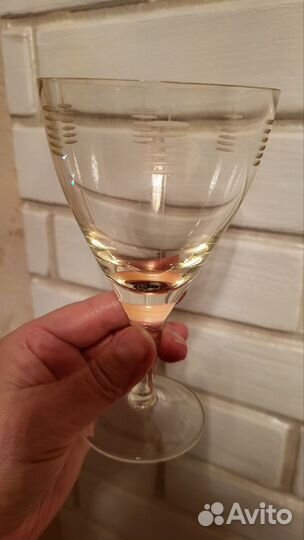 Цветное стекло бокалы большие СССР