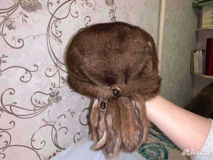 Шапка норковая новая женская