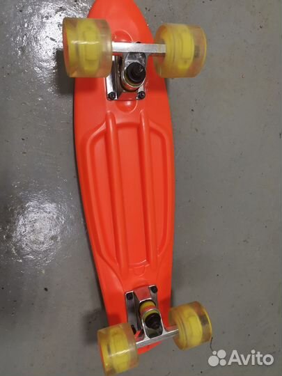 Пенни борд новый, светящийся скейтборд