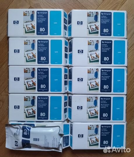 Печатающая головка hp 80 c4821a cyan