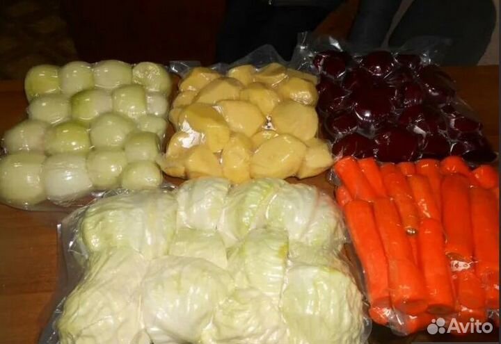 Овощи в вакумной упаковке