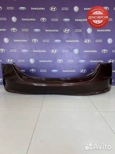 Бампер Задний Hyundai Solaris (2020) / коричневый