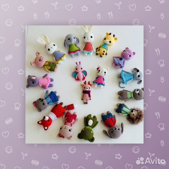 Вязаная игрушка ручной работы