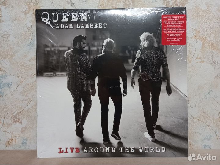 Queen + Adam Lambert Live Around The World 2LP RED