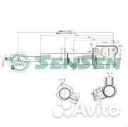 Амортизатор передний