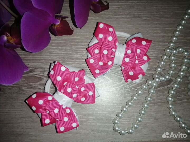 Бантики для девочек ручной работы