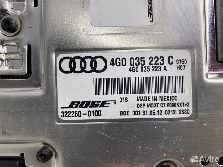 Усилитель звука bose Audi A6 C7 cgwd 2012