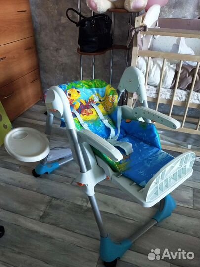 Стульчик для кормления chicco polly