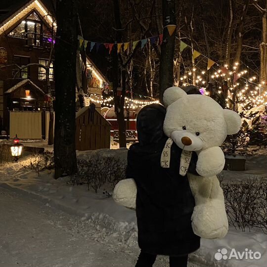 Большой плюшевый медведь новый