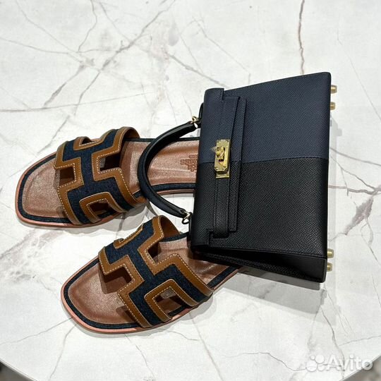 Шлепки Hermes 36-42