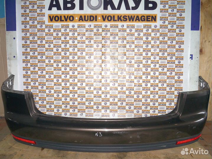Бампер задний Touran 2007-2010 рестайлинг коричнев