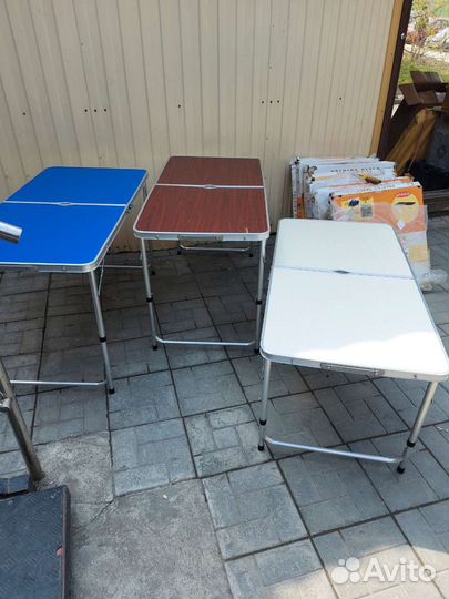 Столы туристические 120х60 с небольшими диффектами