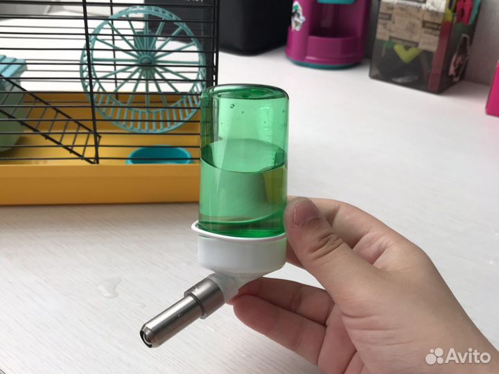 Поилка и миска для грызунов