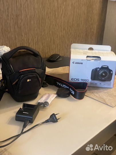 Зеркальный фотоаппарат canon eos 1100d