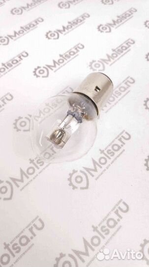 Лампа 6В35-35Вт фарная BA20D