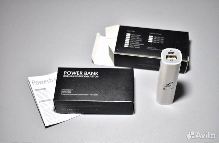 Внешний аккумулятор 2000 мAh, новый