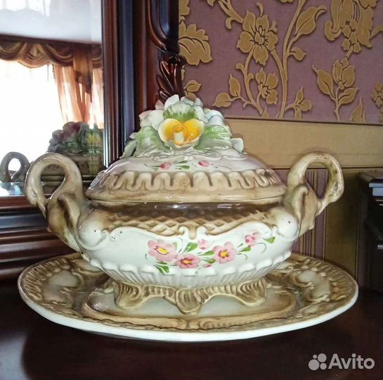 Супница на блюде. Франция, 1950-60 - е годы