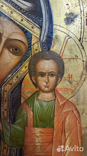 Икона Казанская Пресвятая Богородица 19 век