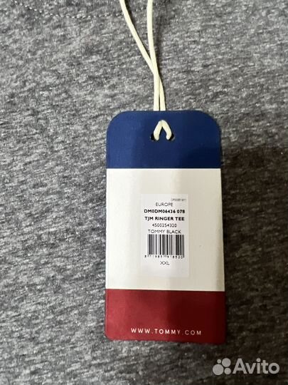 Футболка tommy jeans XXL