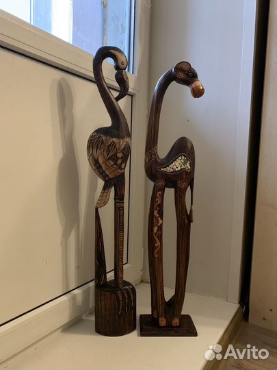 Фламинго,верблюд нат.дер-во 81 см пр-во Индонезия